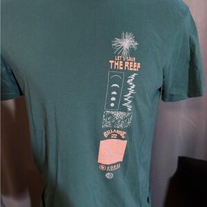 Billabong Teal 'Save the Reef' Graphic Tee